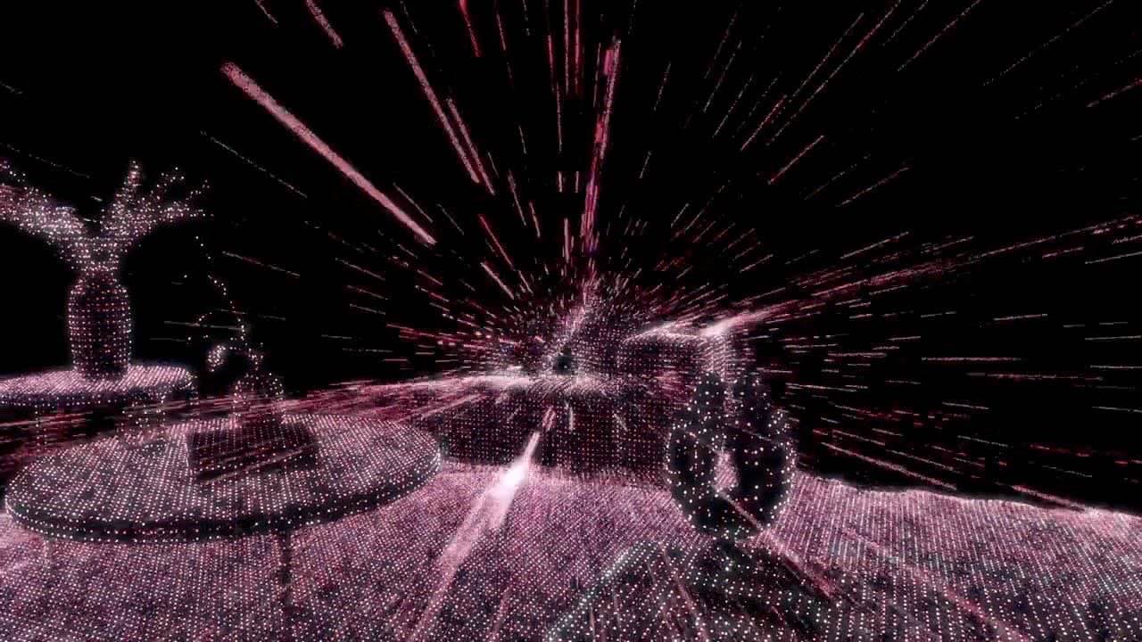 Point cloud of an interior captured with 3D laser scanning