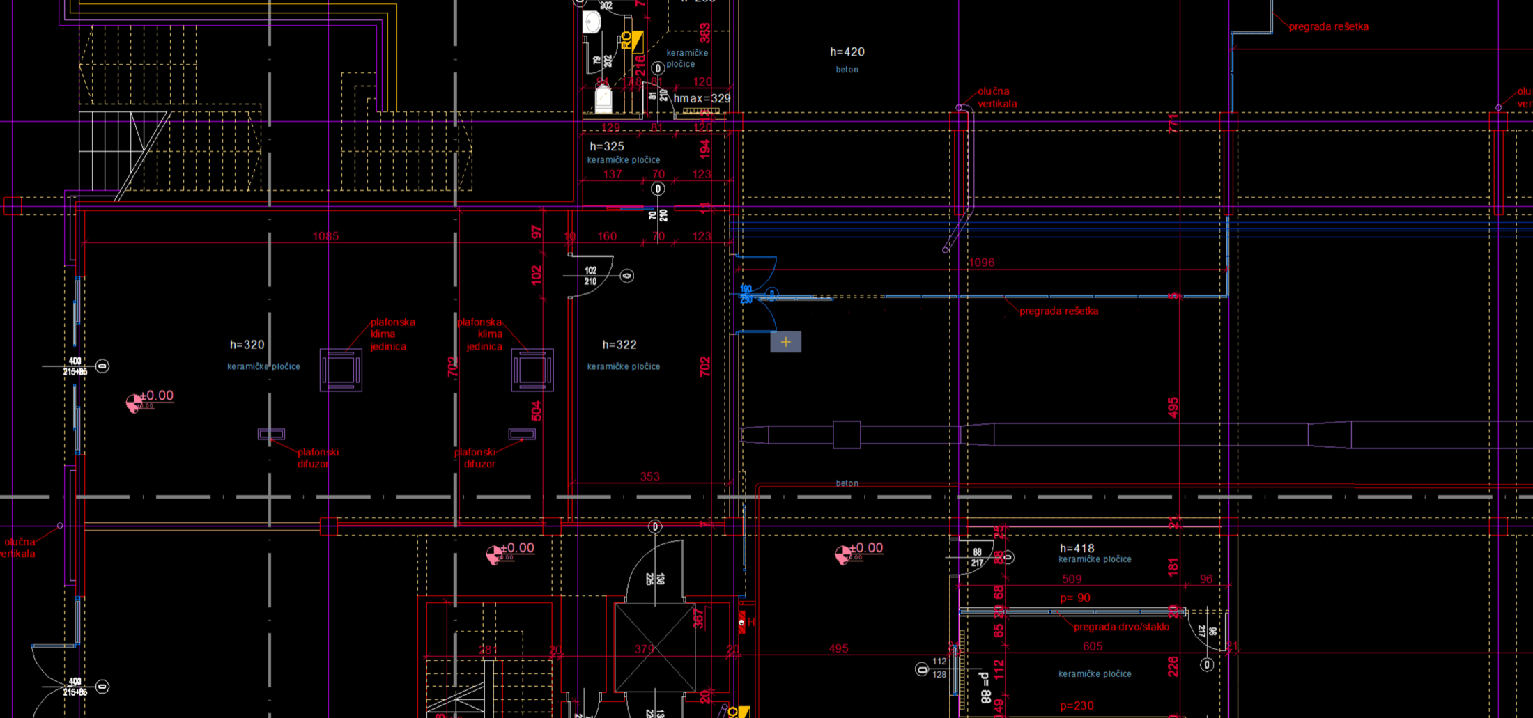 As-built DWG floor plan